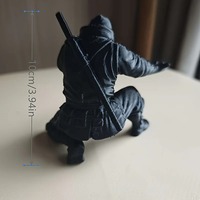 Porte-stylo créatif en forme de samouraï, style anime japonais ninja, organiseur de bureau en plastique, papeterie de bureau