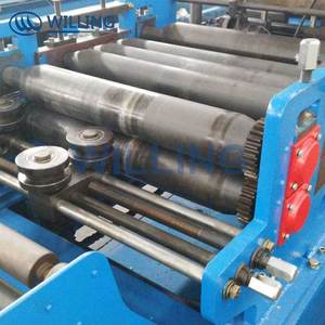 Omega-Profil walzen form maschine C U-Kanal fachwerk Pelz kalt Ehemalige Wand dachziegel industrie Stahl material Motor walze - Product Image 2