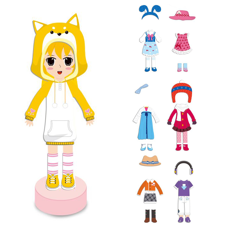 Puzzle Magnético De Dos Caras Para Vestir Caras, Juego De Colocación Con Imanes, Ideal Para Niños, Niñas Y Familias, Estimula La Creatividad