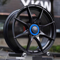 Jantes en alliage X-RIMS 17 pouces 4x100 ET 45 mm, finition dorée usinée, homologuées TUV JWL pour Honda Civic Sport Racing 4 trous