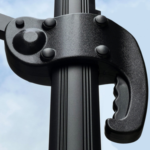 Sombrilla Moderna Cuadrada Uplion, Lujosa, Duradera, Impermeable, Resistente al Viento, Sombrilla para Piscina, Jardín, <span class=keywords><strong>Patio</strong></span>, con Luz LED Solar - Product Image 3