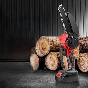 <span class=keywords><strong>เลื่อย</strong></span>โซ่ไฟฟ้าเฟิงลี่ 6 นิ้ว แบบมือเดียว มอเตอร์ไร้แปรงถ่าน 800 วัตต์ แบตเตอรี่ลิเธียม 21 โวลต์ สำหรับ<span class=keywords><strong>ง</strong></span>าน DIY ใช้ในครัวเรือน ตัดไม้ ทำสวน รับผลิตแบบ OEM - Product Image 3
