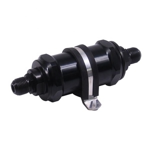 High Quality AN6 / AN8 / AN10 <strong>Inline</strong> <strong>Fuel</strong> <strong>Filter</strong> E85 Ethanol With 100 Micron Stainless Steel element - Product Image 2