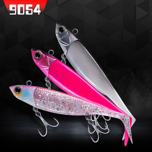 Paddle Tail Twister Fish Long Cast <span class=keywords><strong>Black</strong></span> Minnow Shad Leurre En Plastique Doux Swim Bait Pinfish <span class=keywords><strong>Bass</strong></span> Pike Leurre De Pêche - Product Image 5