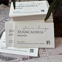 Cartes de remerciement personnalisées avec logo, impression en gros d'usine, cartes de vœux exclusives gaufrées à l'or, cartes postales cadeaux