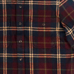 Camicie da <span class=keywords><strong>uomo</strong></span> eleganti a maniche lunghe in flanella tinta in filo, taglie forti, casual, personalizzate, all'ingrosso, per l'autunno - Product Image 4