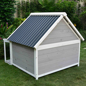 Casa para Perros de Madera para Exteriores, Ecológica, Reciclable, Impermeable, Resistente al Viento, Diseño Moderno para Perros Medianos/Grandes, Venta Directa al Por Mayor - Product Image 6