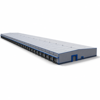 Entrepôt moderne en structure métallique pour usine de fabrication et distribution