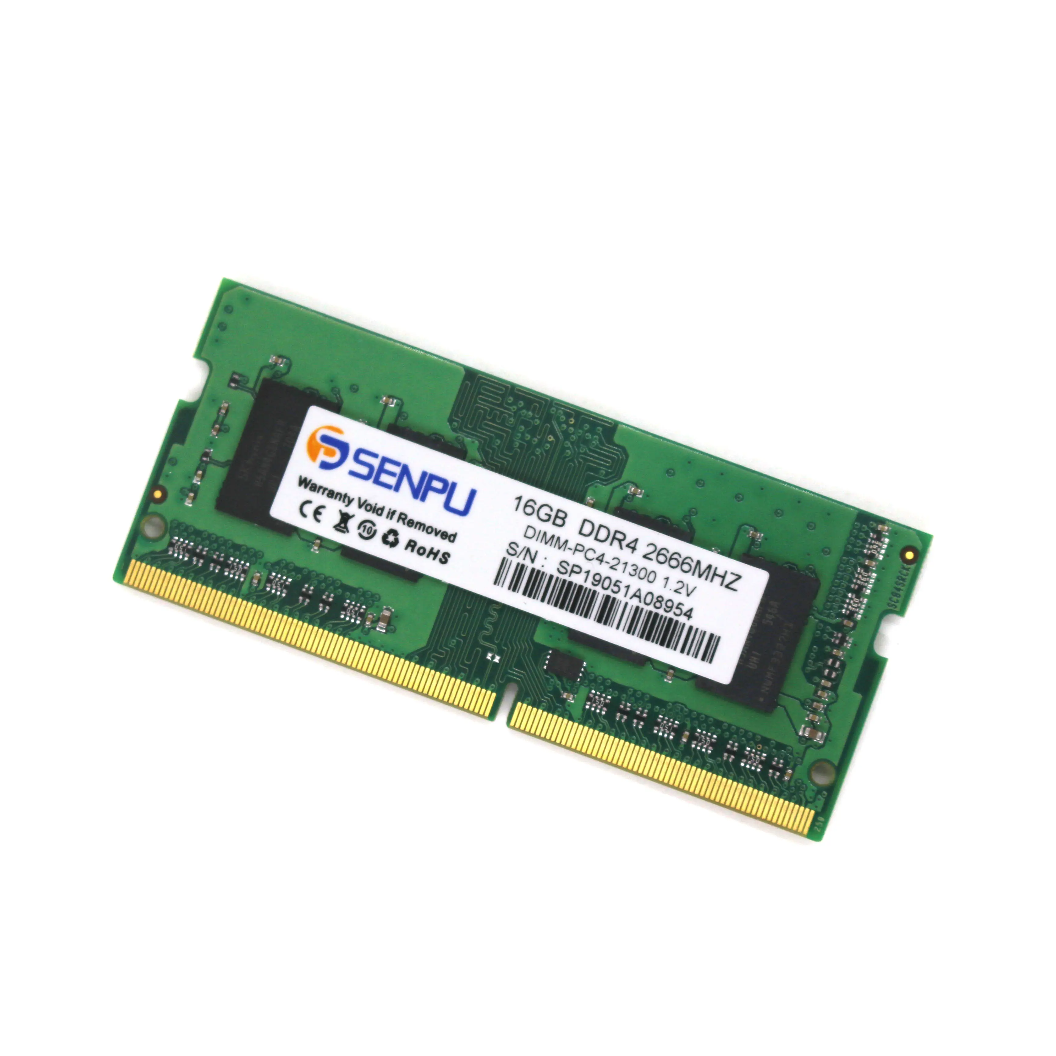 Sıcak satış DDR4 16GB 2666mhz dizüstü bilgisayar ram