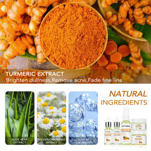 Creme Facial de Cúrcuma Anti-Acne de Marca Privada por Atacado, Conjunto de Cuidados com a Pele de Cúrcuma, Creme Facial Herbal de Cúrcuma - Product Image 4