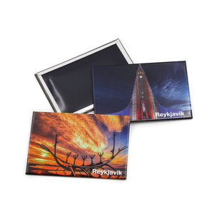 Aimants de réfrigérateur personnalisés en tôle imprimée de haute qualité, formes variées (rectangulaire, circulaire, carrée) pour souvenirs de <span class=keywords><strong>voyage</strong></span> et cadeaux - Product Image 5