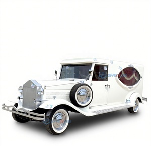 Factory Customized Vintage Black Coffin Carriage Horse Wagon Antique Electric Buggy Electric Funeral Horse Hearse - Product Image 1