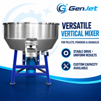 Mélangeur vertical robuste pour granulés plastiques, poudres et aliments, avec moteur à noyau en cuivre, 220 V 380 V, capacité de 50 à 500 kg