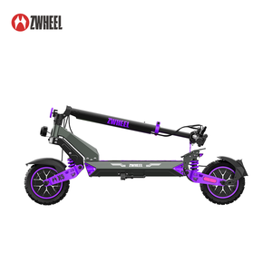 Scooter électrique tout-terrain pliable pour adultes ZSB2 en alliage d'aluminium avec moteur puissant 48v 15ah batterie au lithium - Product Image 6