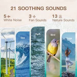 Reloj Despertador Digital HiFiD con Altavoz Bluetooth, Sonidos Relajantes, Temporizador y Luz Cálida para Dormitorio - Product Image 5