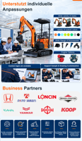 Mini-excavatrice compacte sur chenilles de haute qualité, fabrication chinoise, vente en gros, 2,5 tonnes, moteur puissant, forte puissance de creusement
