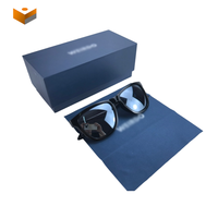 Vente en gros d'usine : Coffret cadeau rigide personnalisé avec logo pour lunettes de soleil, emballage en carton haut de gamme, ensemble étui à lunettes