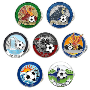 Insignias de Clubes de Fútbol, Monedas Conmemorativas Personalizadas, Broches de Solapa, Recuerdos Conmemorativos de la Fundación de la Asociación, Regalos - Product Image 1