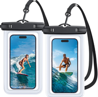 Étui de téléphone en plastique lumineux imperméable avec logo personnalisé, pochette souple de style sportif et professionnel, compatible avec les téléphones mobiles iPhone/Oppo
