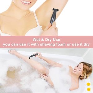 4in1 Rechargeable Stainless Steel Rotary Electric Trimmer <b>Face</b>/Bikini/Body IPX5 Waterproof USB <b>Shaver</b> Epilator <b>Women</b> Men - Product Image 4