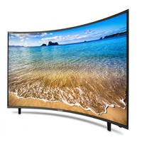 Televisor Inteligente OLED Curvo de 55 Pulgadas, Pantalla Grande 4K Ultra HD, Televisor LED Curvo Inteligente de 80 Pulgadas