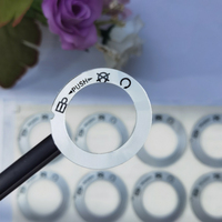 Autocollant d'étiquette PET en PVC givré imprimé sérigraphié sur mesure pour panneau de commande avant avec support adhésif