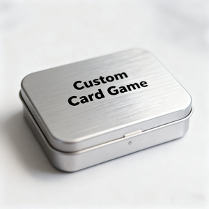 Conception personnalisée Impression parfaite Jeu de cartes de voyage Petit jeu de rôle avec boîte en fer blanc et crayon - Product Image 4