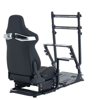 Fauteuil de Jeu de Course Filaire pour Usage Domestique avec Support de Siège de Voiture Ludique pour Accessoires de Simulation de Jeu d'Arcade Support Logitech G29