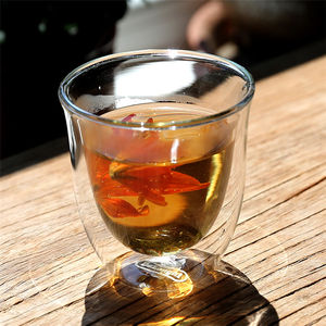 Set di Tazze da Caffè in Vetro a Doppia Parete Isolante Ecologico dal Design Moderno, Capacità 7oz/10oz/200ml per Espresso, Latte e Cappuccino - Product Image 4