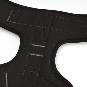 Neopren Premium Oxford ayarlanabilir yansıtıcı kolay kontrol hizmeti köpek koşum büyük köpekler için hiçbir çekme köpek yelek eğitim yürüyüş - Product Image 4