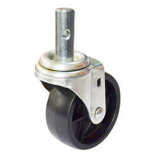 Giro de nylon plástico pequeno 50mm do dever claro do nível elevado com rodas do rodízio do freio do fechamento - Product Image 4