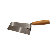 Truelle à marge de 14cm/16cm/18cm Truelle à godet en briques Outil manuel Truelle de finition Lame carrée Types de truelle à plâtre
