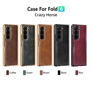 VIETAO Coque de <span class=keywords><strong>Téléphone</strong></span> <span class=keywords><strong>Portable</strong></span> Antichoc en Cuir PU, Design Professionnel avec Placage Électrolytique, <span class=keywords><strong>pour</strong></span> Z Fold 6 5 4 3 2 - Product Image 2