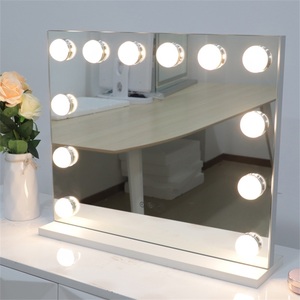 Make <strong>up</strong> <strong>Lighted</strong> Vanity <strong>Mirror</strong> With 14 Touch Dimmer Led Bulbs Smart Makeup Dressing Table Bulb <strong>Mirror</strong> - Product Image 1