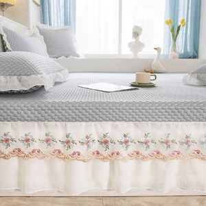 Ensemble de matelas rafraîchissant Tatami en soie glacée à motif cellulaire, literie d'été pliable et lavable en machine - Product Image 3
