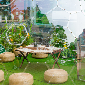 Dôme igloo transparent en polycarbonate, abri géodésique quatre saisons pour glamping, <span class=keywords><strong>camping</strong></span>, jardin, désert, surface <span class=keywords><strong>de</strong></span> 12,6 m² - Product Image 4