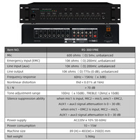 Douk-préamplificateur de puissance ac dc PA12 ac dc, 24v, 100V, 220v, ensemble de micro, préamplificateur audio