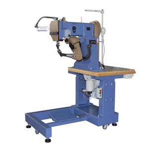 Máquina de coser de costura de Borde de suela superior de zapatos de lona de cuero industrial de doble aguja de alta resistencia - Product Image 1
