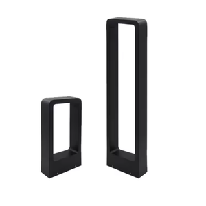 10W LED hình chữ nhật bollard Đèn Sân Vườn điều khiển từ xa có thể điều chỉnh nhiệt độ màu ngoài trời nhôm chiếu sáng cảnh quan sân cỏ - Product Image 3