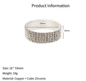 Nouveau bracelet à breloques en strass, style coréen, version coréenne, doux et tendance, pour femme, collection 2026 - Product Image 4
