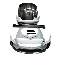 Nouveau kit carrosserie en fibre de carbone TOP Style pour Quattroporte, pare-chocs avant/arrière, spoiler de capot auto-adhésif pour 2013-2021