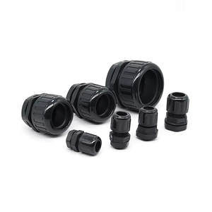 Conector de fuelle de nailon PA impermeable, conector de tubo ondulado, sellador de cable de plástico, accesorios de cabeza fija - Product Image 1