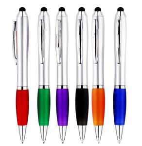 Promotional Bulk 2 in 1 <b>Stylus</b> Plastic Ballpoint <b>Pen</b> for Touch Screen Phone <b>Tablet</b> <b>With</b> Smooth Writing Custom Logo Printed - Product Image 5