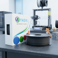 Filament d'imprimante 3D en fibre de carbone YASIN, vente directe usine Chine, 15% 25% 30% de carbone, 1,75 mm, couleur personnalisée, 1 kg, CE ROHS, moulage
