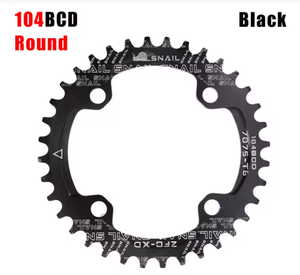 Plateau de chaîne de vélo SNAIL 104BCD à dents larges et étroites 32T/34T/36T/38T rond/ovale, plateau unique ou Shimao/<span class=keywords><strong>SRAM</strong></span> - Product Image 5