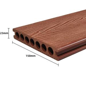Eco-Friendly Anti-Uv Extruded Wood Plastic Composite Terrace Floor Waterproof Patio WPC Outdoor <b>Decking</b> - Product Image 3