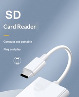 Compatible con Lector de Tarjetas USB-C para SD/TF/MicroSD, Material ABS, Modelo Bf333