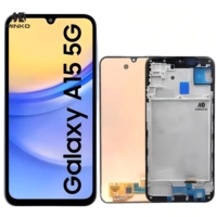 Pantalla Táctil OLED de Repuesto de Alta Calidad para Teléfono Móvil Samsung A15 5G de 6.5 Pulgadas con 1 Año de Garantía