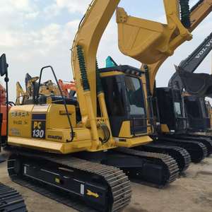 Origen de fábrica para excavadora sobre orugas Komatsu 130, calidad de motor japonés, maquinaria PC usada con bomba de Motor central - Product Image 1