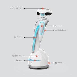 Nhỏ Android thông minh Robot thông minh tiếp nhận tương tác triển lãm hội trường Bảo tàng hướng dẫn <span class=keywords><strong>OLED</strong></span> 1080p màn hình cho các bệnh viện - Product Image 4